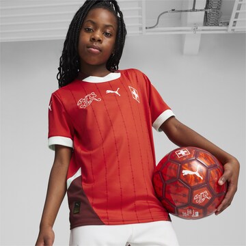 T-Shirt fonctionnel 'Schweiz 2024' PUMA en rouge