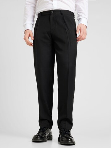 JACK & JONES Regular Chino Pants 'CARTER' in Black: front
