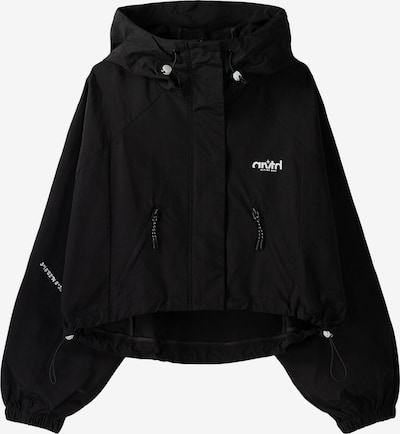 Bershka Between-season jacket in Black / White, Item view