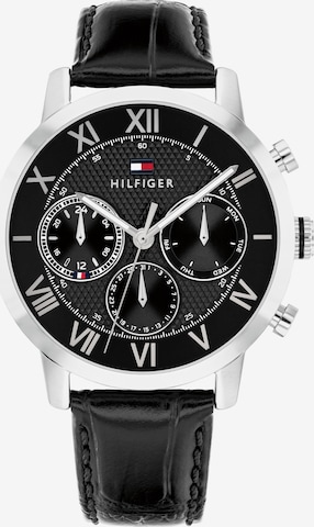 TOMMY HILFIGERAnalogni sat 'TH-OXFORD' - crna boja: prednji dio