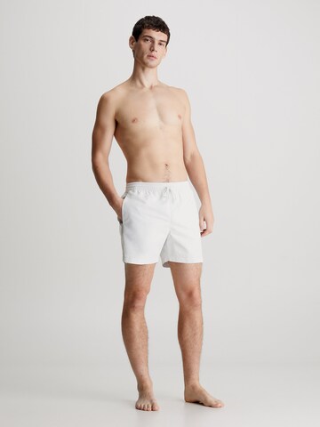 Calvin Klein Swimwear Board Shorts in White