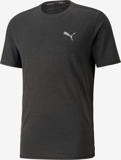 PUMA T-Shirt fonctionnel 'Run Favourite' en gris clair / noir, Vue avec produit