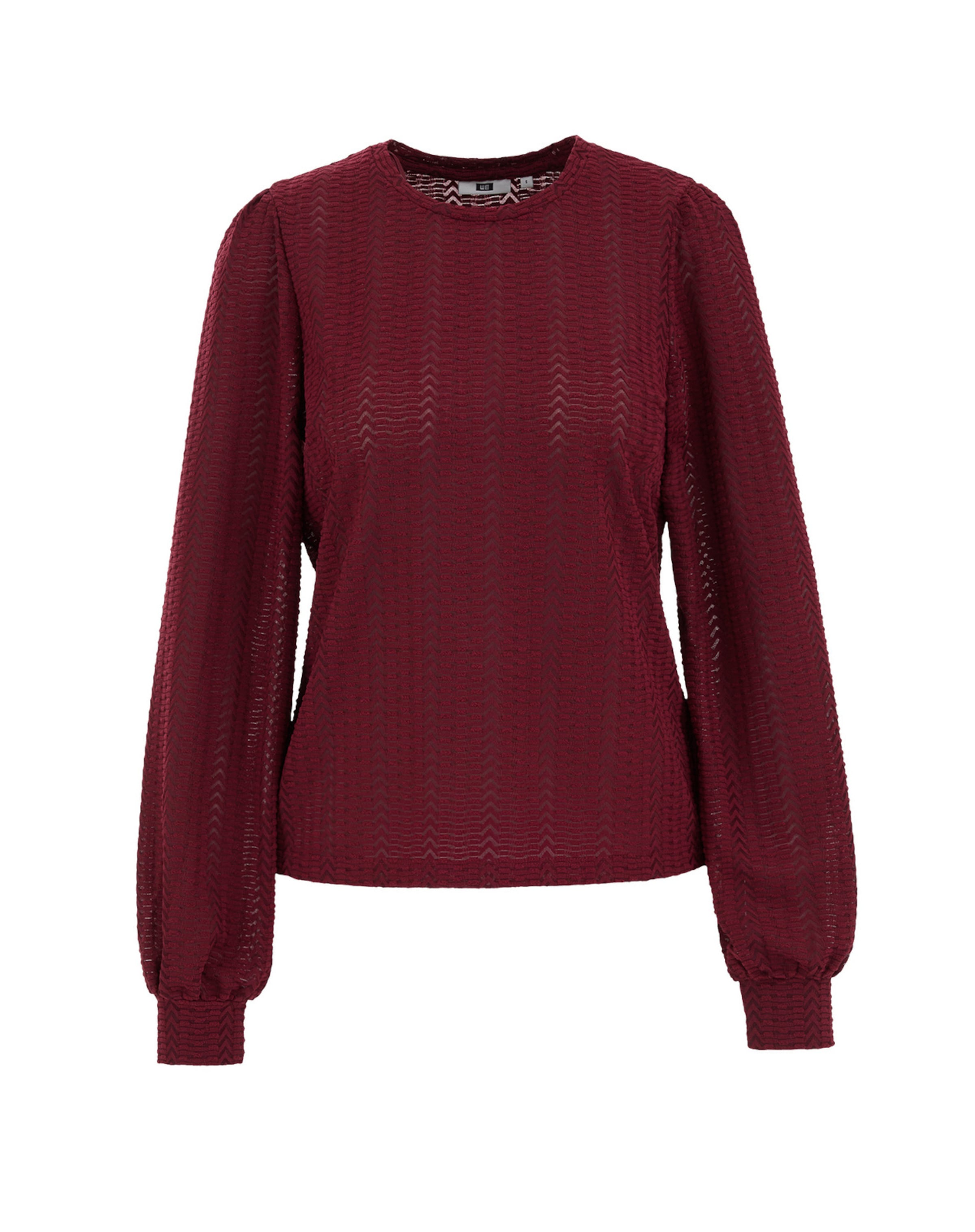 sarkans WE Fashion Blūze: no priekšpuses