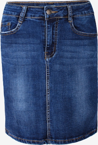 Fraternel Skirt in Blue: front