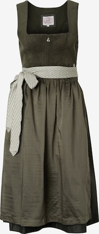 MARJO Dirndl 'Freudensee' in Groen: voorkant