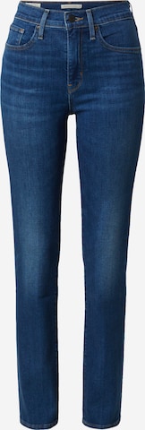 Jean '724 High Rise Straight' LEVI'S ® en bleu : devant