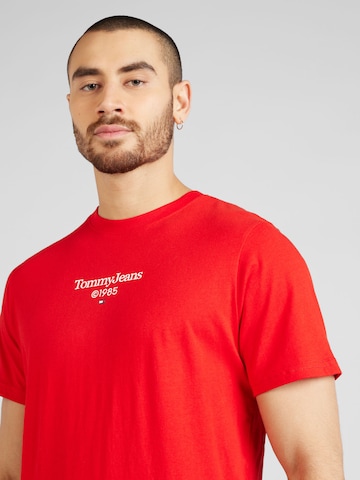 Tommy Jeans T-Shirt in Rot