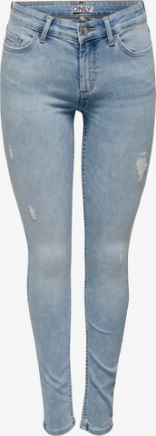 ONLY Skinny Jeans 'Blush' in Blauw: voorkant