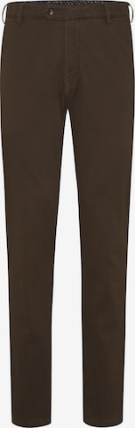 MEYER Regular Chinohose 'Rio' in Braun: Vorderseite