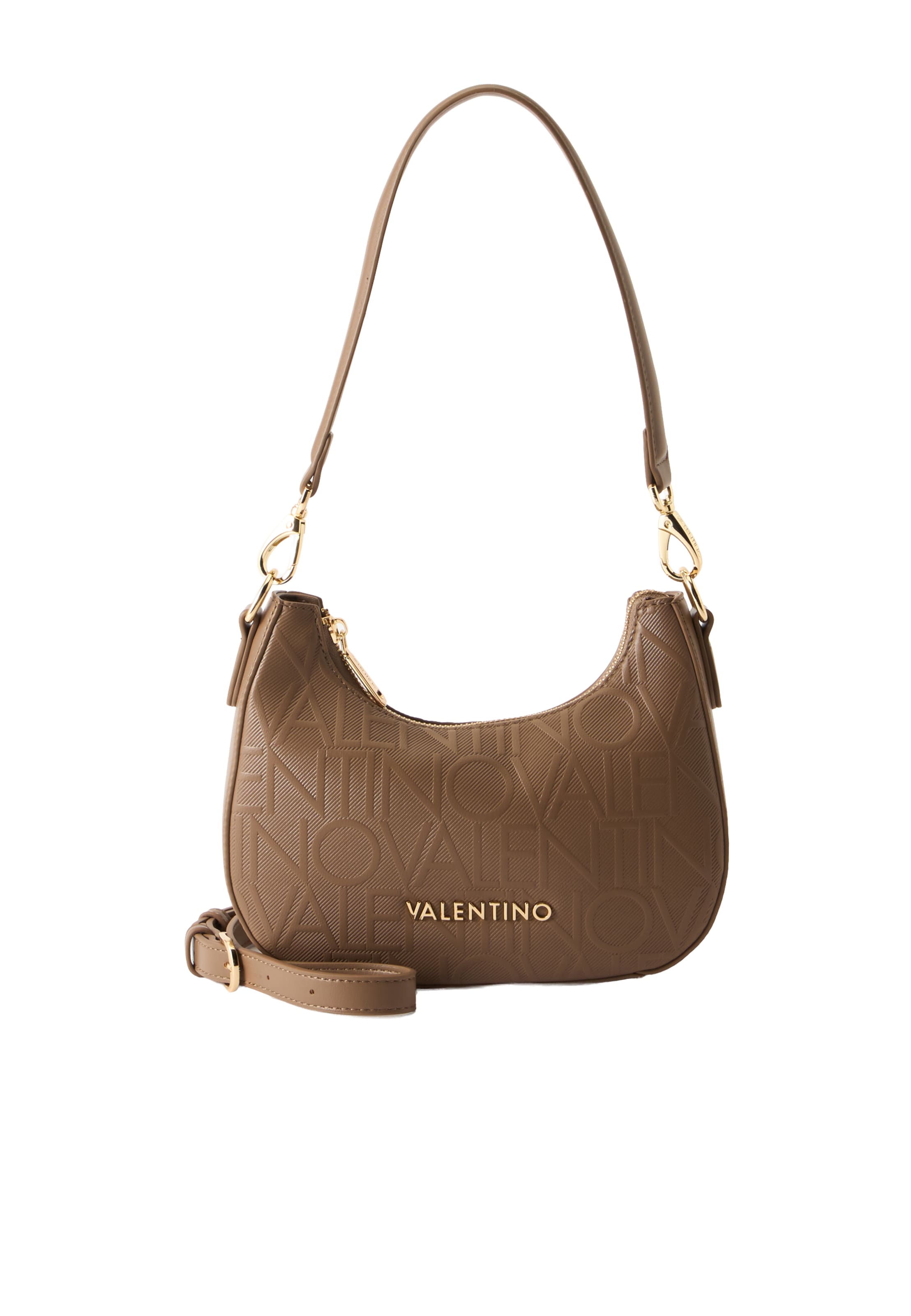 VALENTINO - Bolso de hombro 'GYNEVRA RE' en beige: frente
