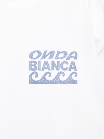 Pull&Bear Tričko 'MARE MOSAICO' - Biela