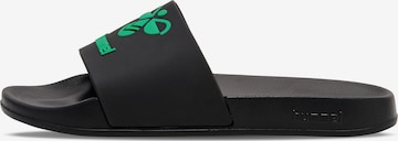 Claquettes / Tongs Hummel en noir : devant