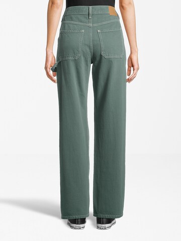 AÉROPOSTALE Wide Leg Jeans in Grün