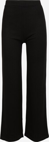 Pieces Tall Flared Hose 'MOLLY' in Schwarz: predná strana