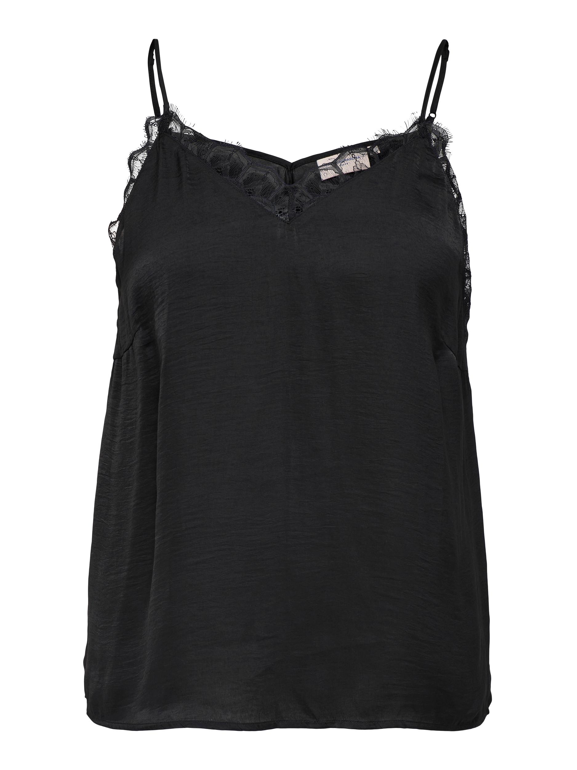 Odzież Plus size ONLY Carmakoma Top Meghan w kolorze Czarnym 