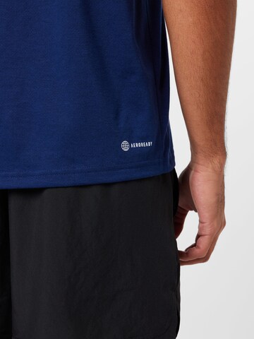 ADIDAS PERFORMANCE Performance Shirt 'Train Essentials Comfort ' in Blue