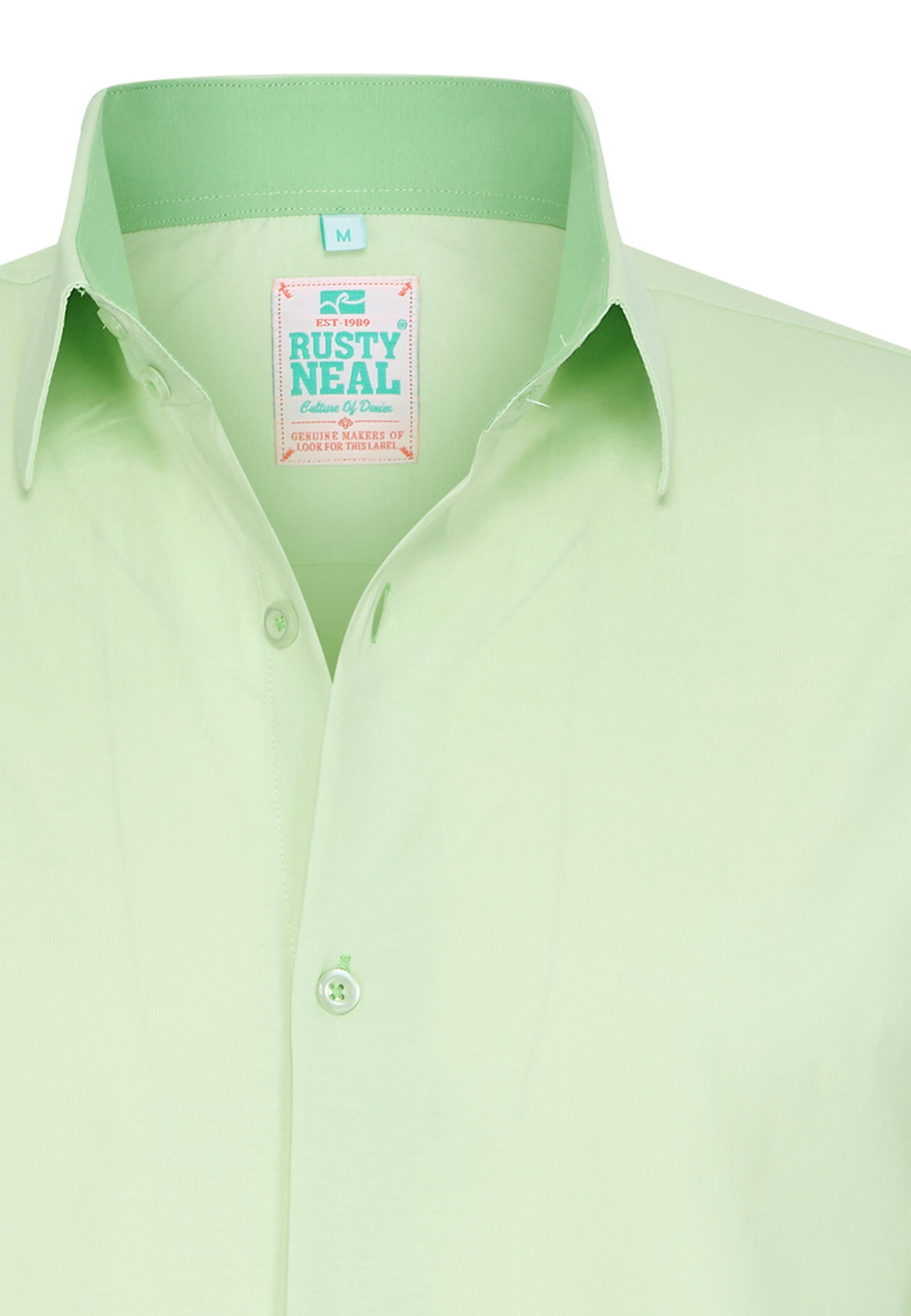 Rusty Neal Slim fit Button Up Shirt in Green
