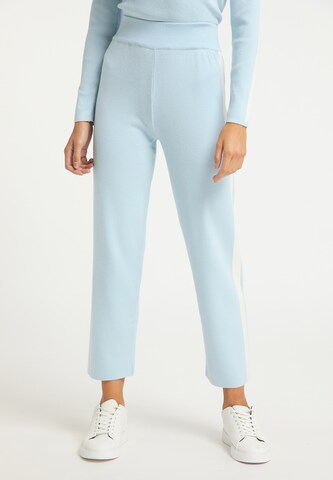 usha BLUE LABEL Regular Pants in Blue: front