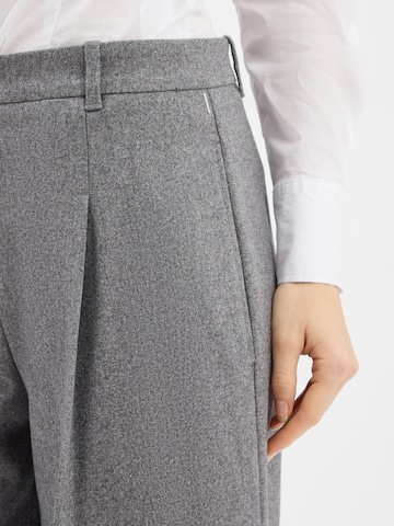 Wide Leg Pantalon à pince 'Tiana' BOSS en gris