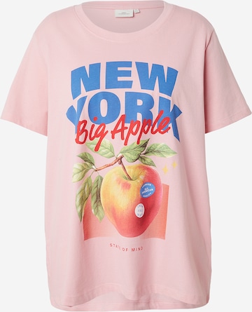 rožinė ONLY Carmakoma Marškinėliai 'CARJOSSI': priekis