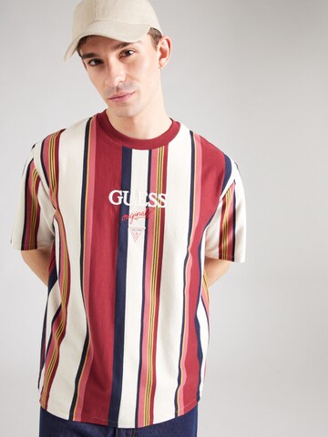 raudona GUESS Originals Marškinėliai: priekis