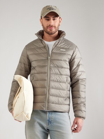 Veste mi-saison 'JWHLOGAN' JACK & JONES en gris : devant