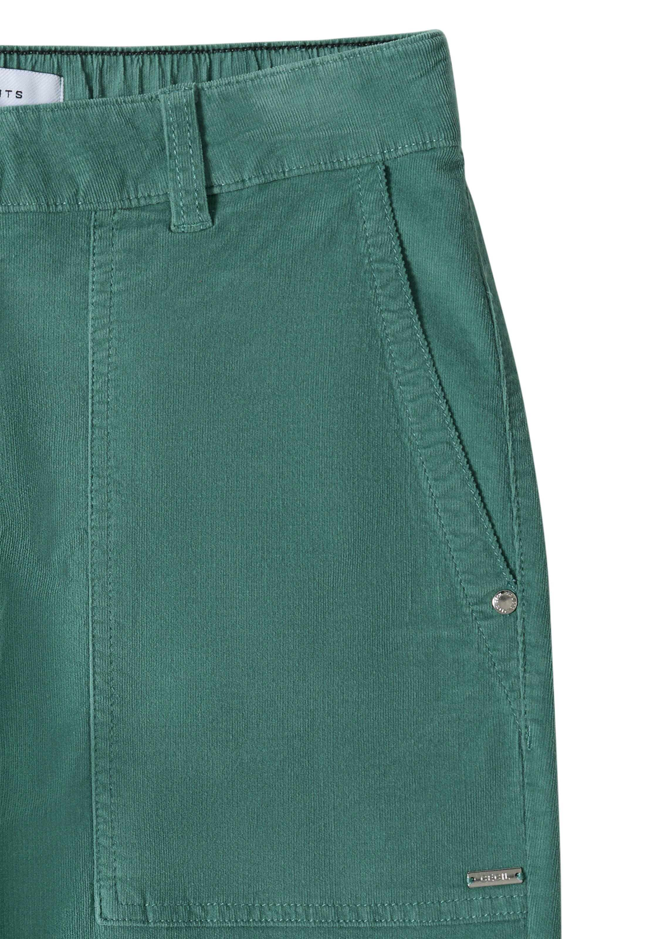 CECIL Wide Leg Hose in Grün