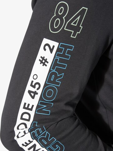 Jan Vanderstorm Zip-Up Hoodie 'Roderich' in Grey
