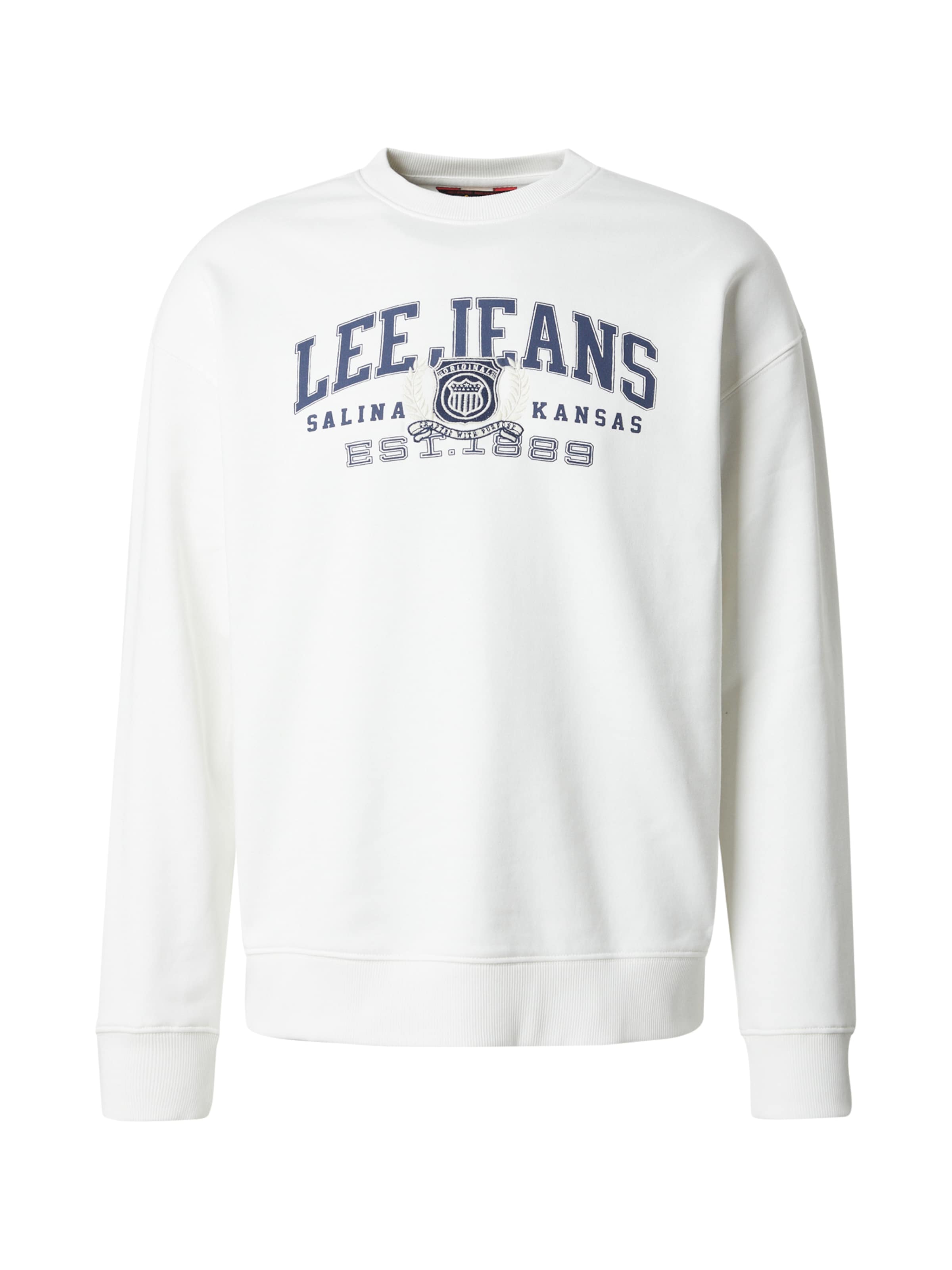 Lee Sweatshirt 'VARSITY SWS' in Beige: front