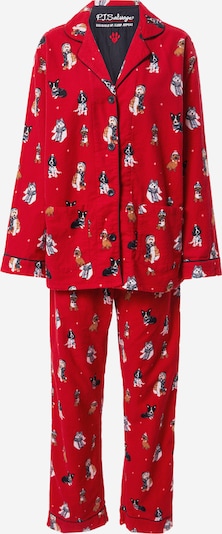PJ Salvage Pyjama in mischfarben / rot, Produktansicht