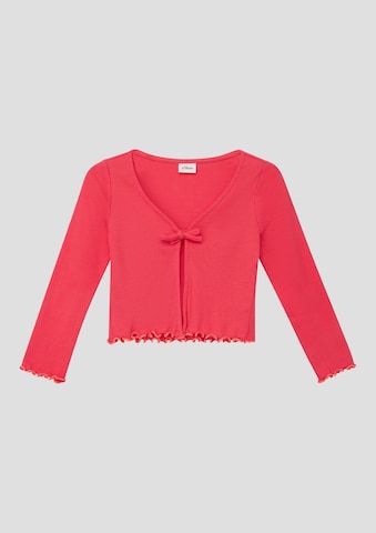 s.Oliver Gebreid vest in Rood