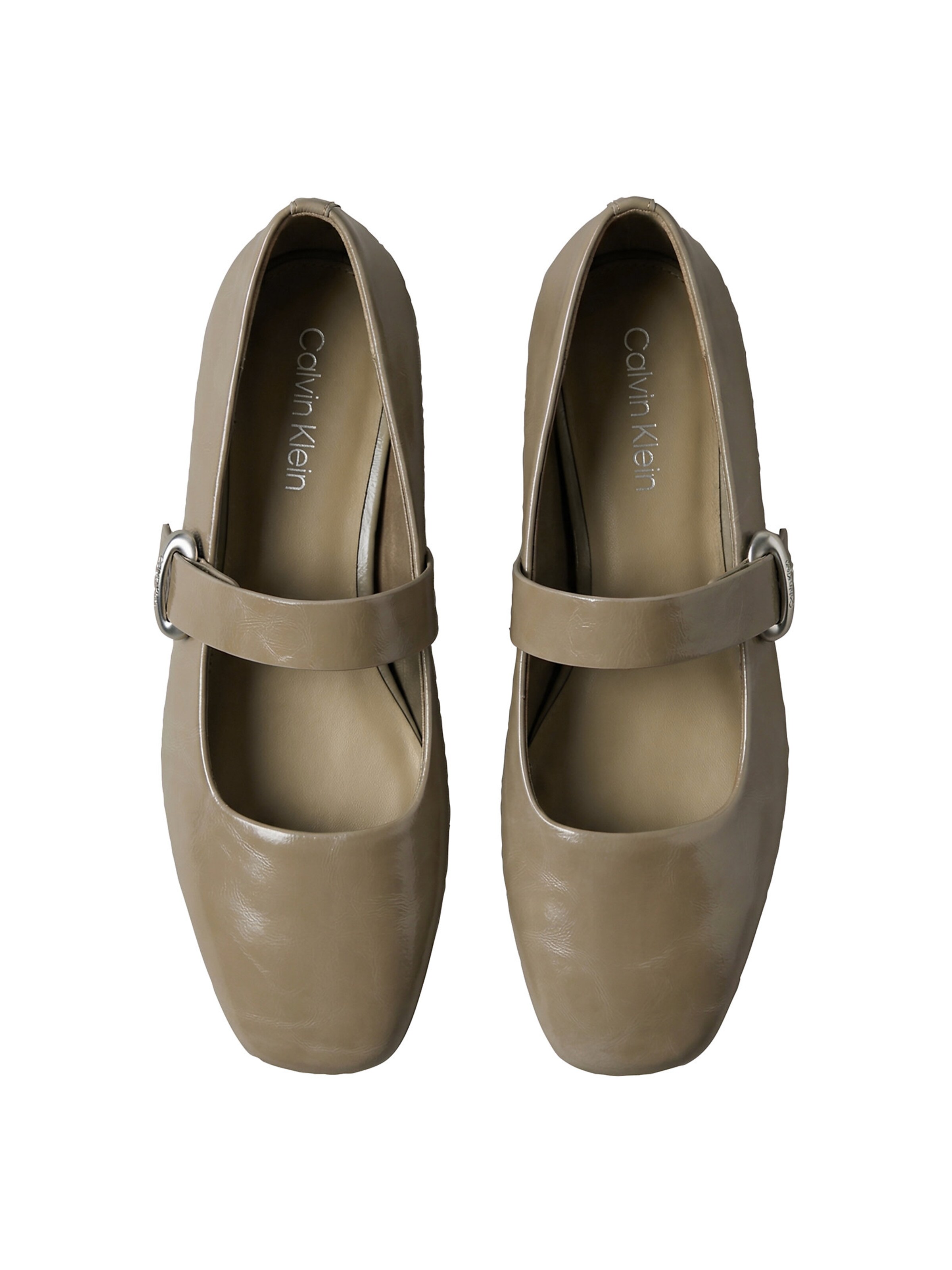 Regular Ballerines à lanières Calvin Klein en vert