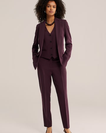 Slimfit Pantaloni con piega frontale di WE Fashion in lilla