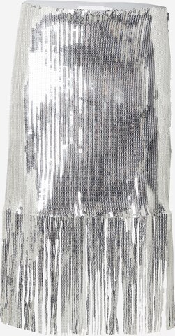 VILA Skirt 'VIMAJLA' in Silver: front