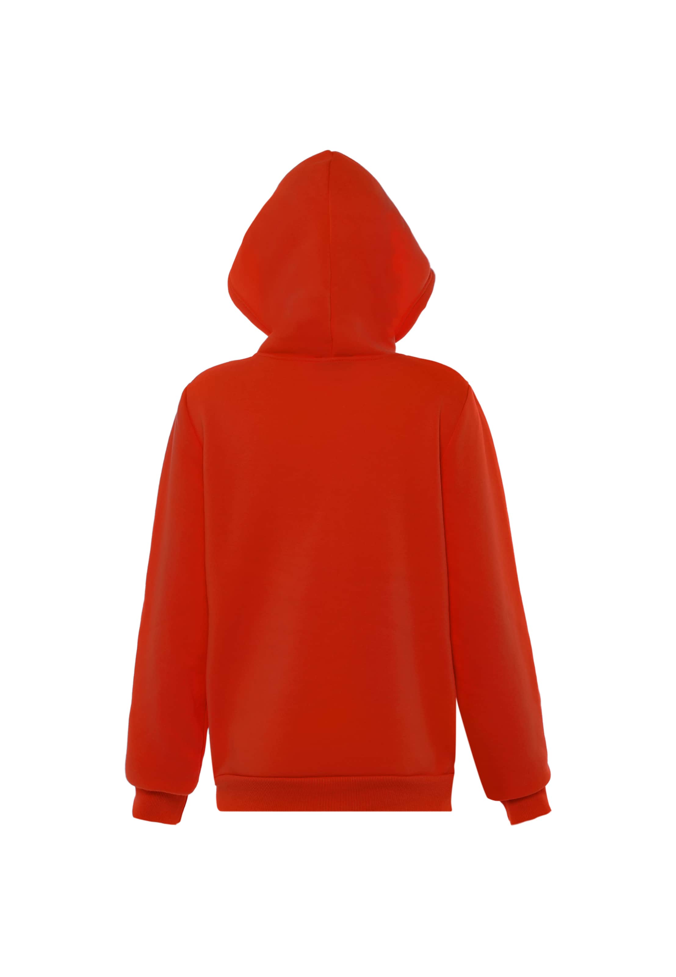 Libbi Zip-Up Hoodie in Red