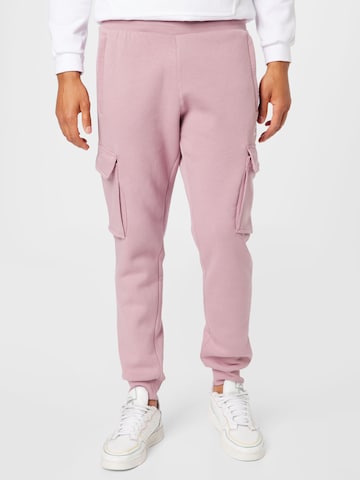 ADIDAS ORIGINALS Tapered Cargobroek in Lila: voorkant