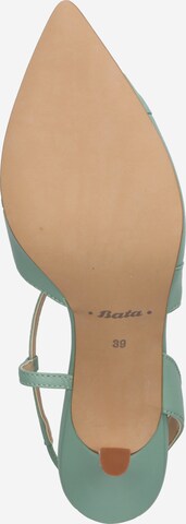 Bata Slingback Pumps in Green