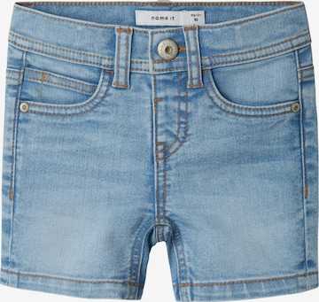 NAME IT Slimfit Jeans 'NMMSilas' i blå: framsida