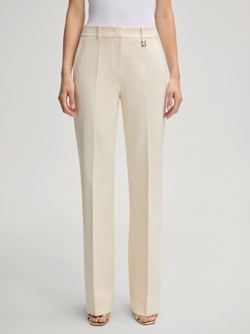 Coupe slim Pantalon à pince 'Polina' JOOP! en beige : devant