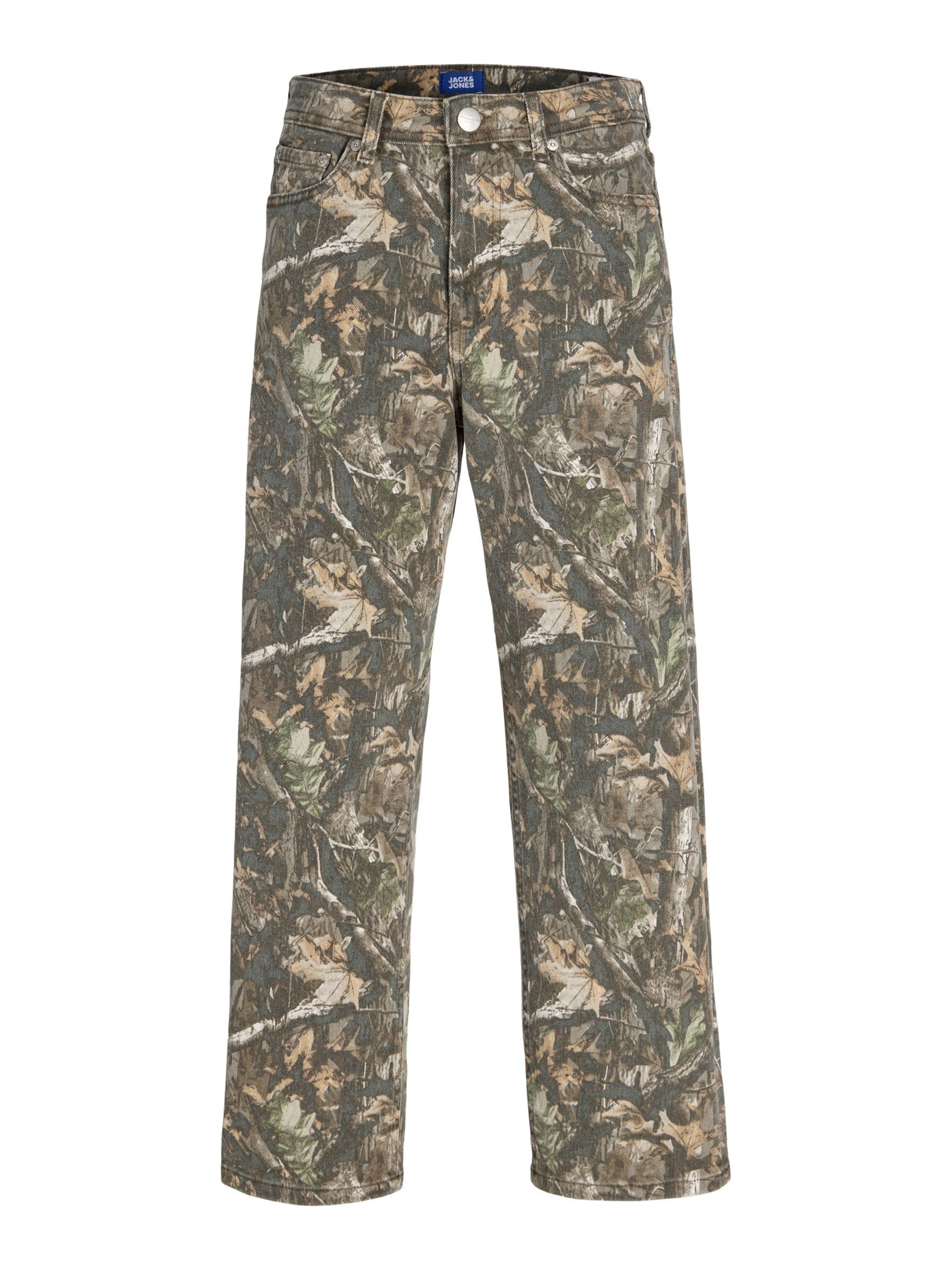 Jack & Jones Junior - Ropa ancha Vaquero 'JPSTALEX ANTONIO' en verde: frente