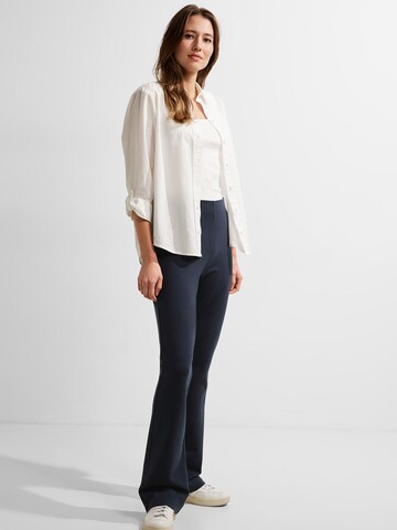 CECIL Boot cut Trousers in Blue