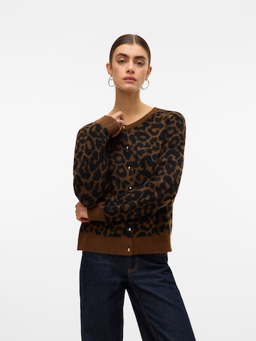 VERO MODA Pletena jopa 'VMNEWKAI' | rjava barva