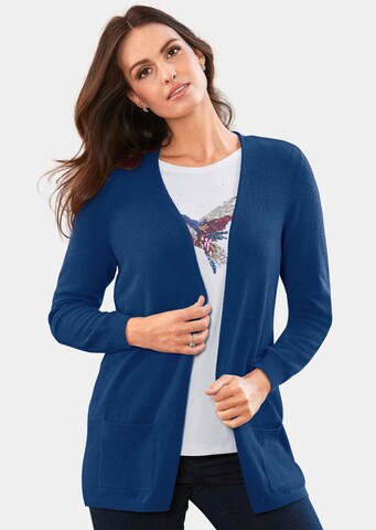 Cardigan Goldner en bleu : devant