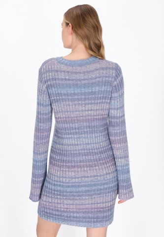 MYMO Gebreide jurk in Blauw
