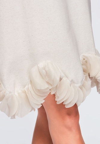 Robe de cocktail Ombre en beige