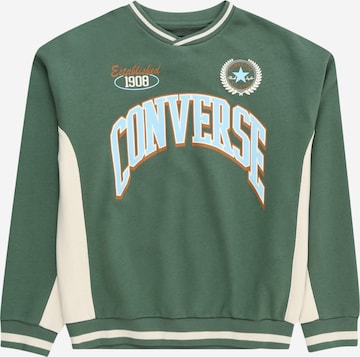 CONVERSE - Sweatshirt 'CLUB RETRO' em verde: frente