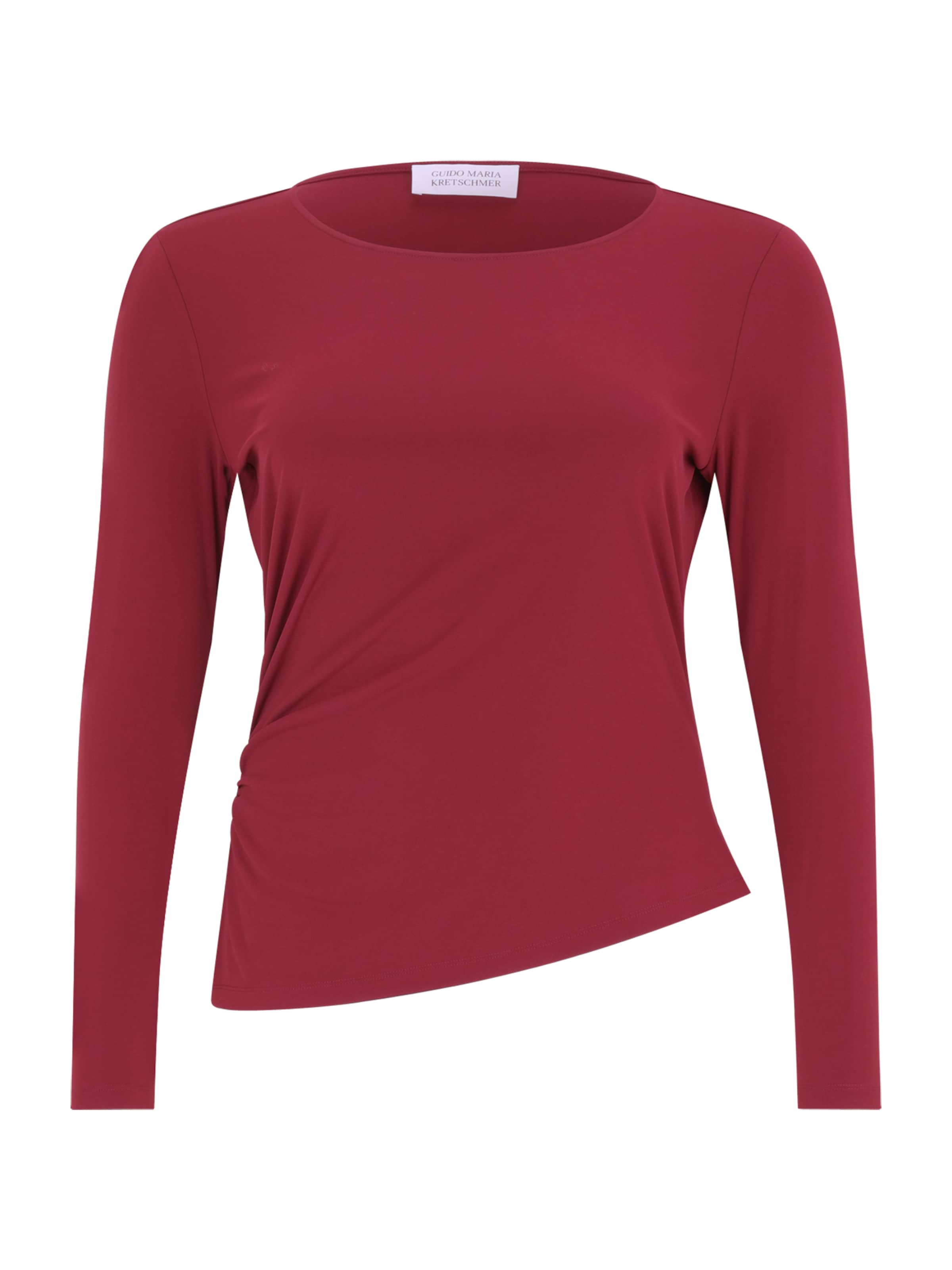Guido Maria Kretschmer Curvy Majica 'Hellen' | temno rdeča barva, Prikaz izdelka