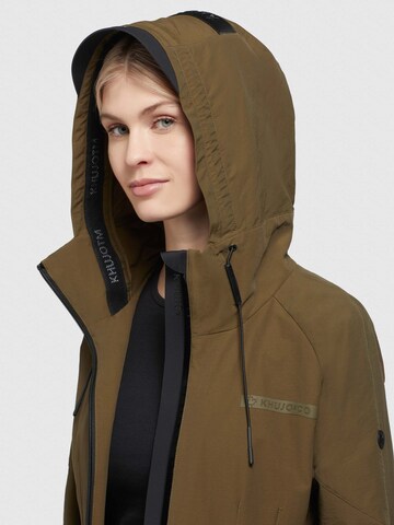 Cappotto di mezza stagione di khujo in verde