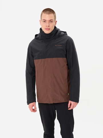 VAUDE Outdoorjacke 'Rosemoor' in Braun: Vorderseite