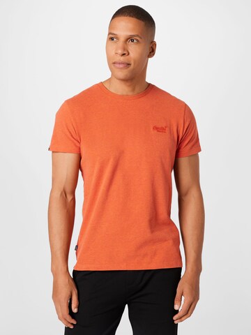 Superdry Shirt in Oranje: voorkant